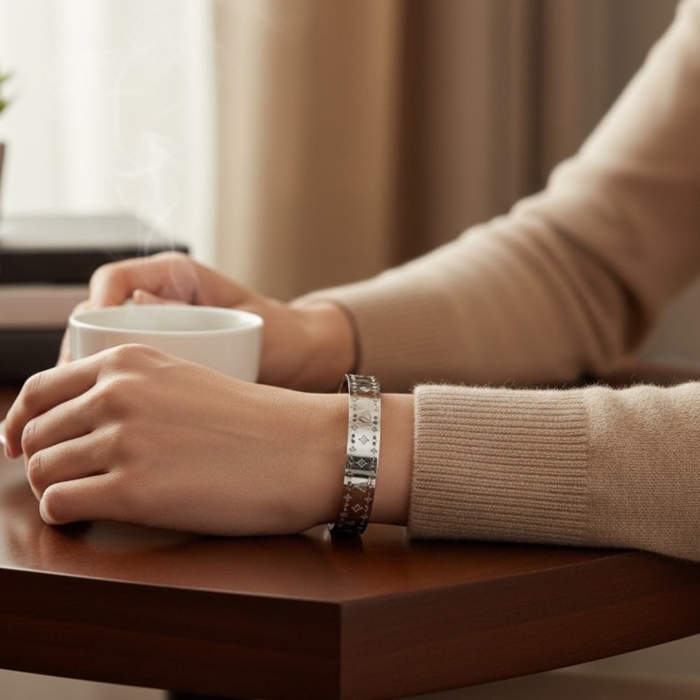 Platinum Bangle Bracelet
